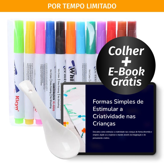 Magic Paint - 12 canetinhas + colher especial